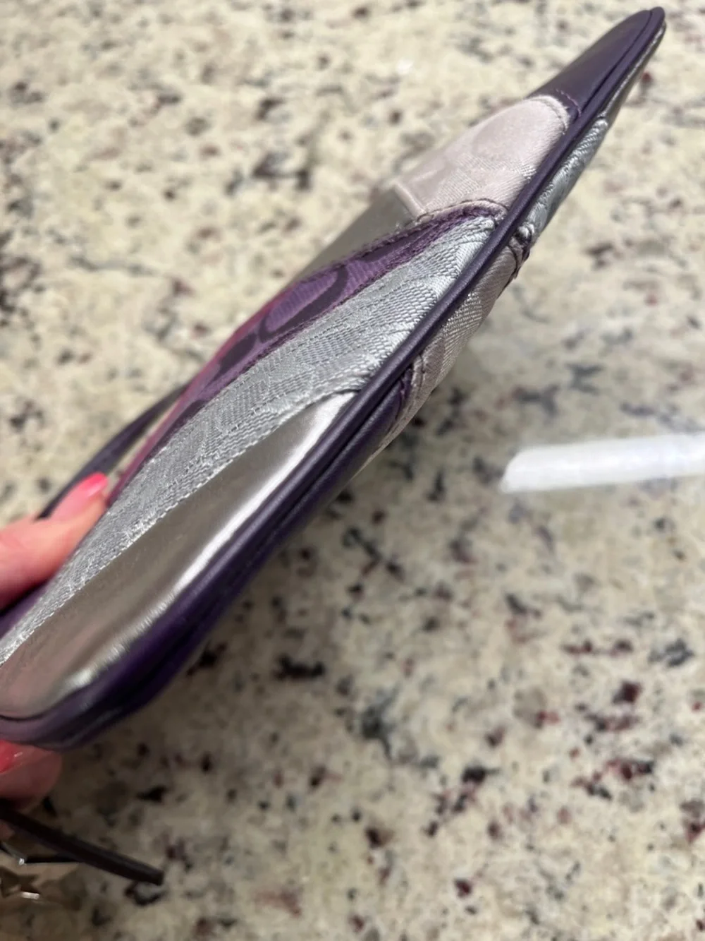 Coach Y2K Signature Patchwork Large Wristlet EUC - Picture 7 of 9